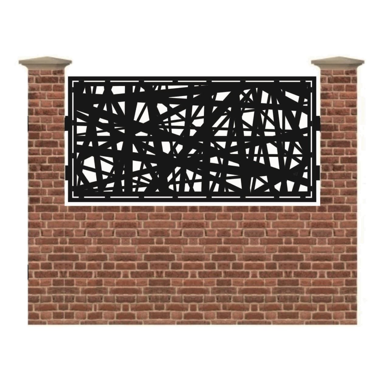 Panou de gard mic din tabla debitata cu plasma MAX 121 990x1940 mm