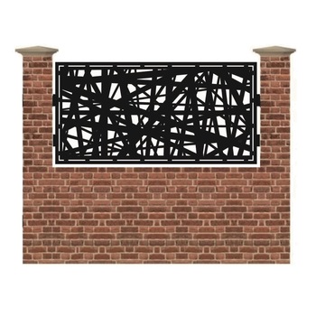 Panou de gard mic din tabla debitata cu plasma MAX 121 990x1940 mm Panou de gard mic din tabla debitata cu plasma MAX 121 990x1940 mm