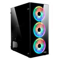 Carcasa nJoy Oryn, Middle Tower, ATX, fara sursa, Black