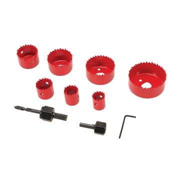 Set 11 piese carote lemn, 21 - 64mm, Silverline Set 11 piese carote lemn, 21 - 64mm, Silverline