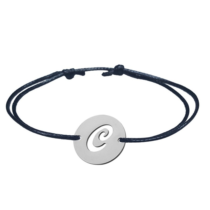 Karkötő, C betű Ezüst medál