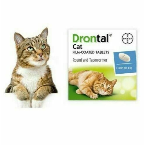 Tablete Drontal pentru pisici cutie cu 2 tablete