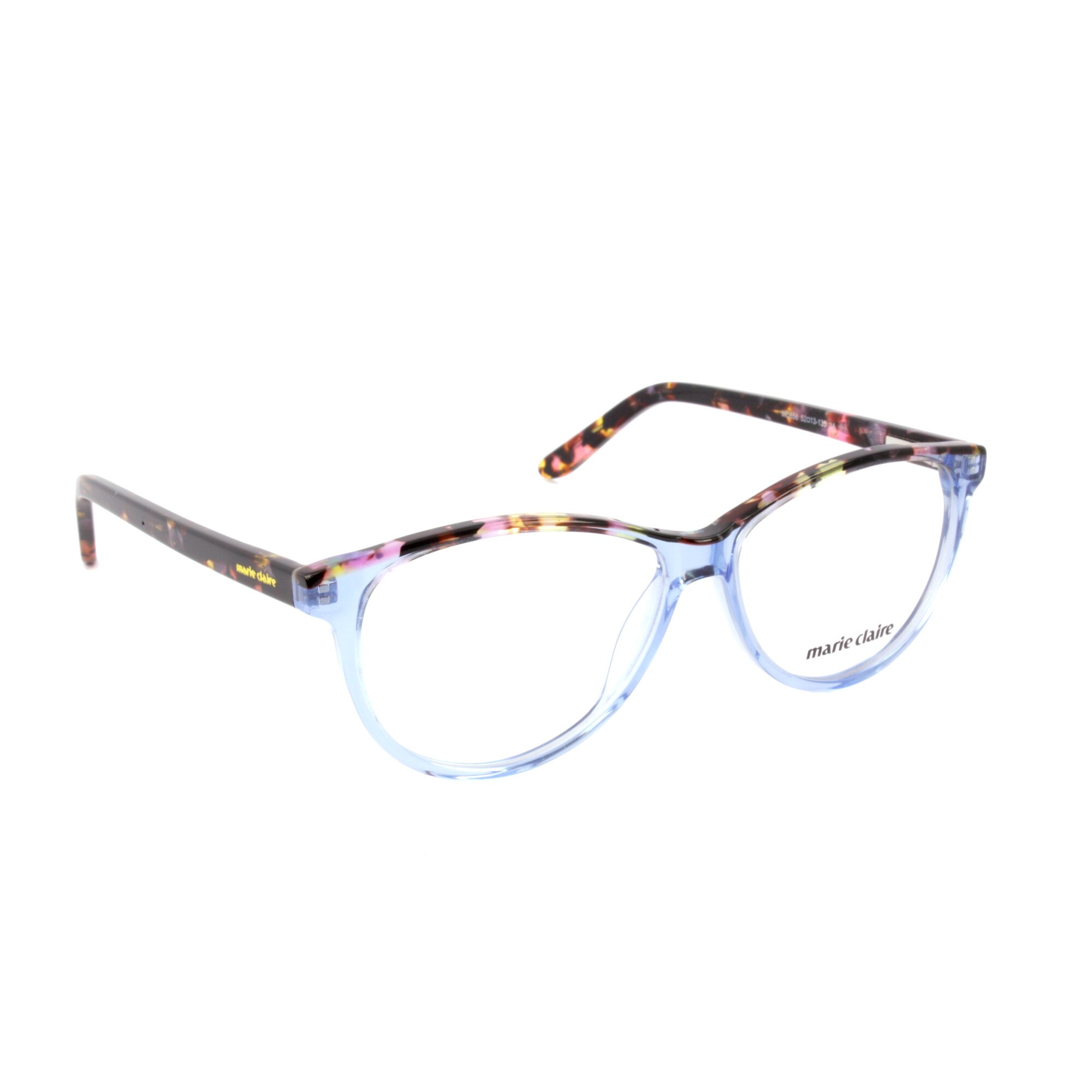 Rama ochelari de dama, Marie Claire, MC658 3A, ochi de pisica, maro-albastru transparent