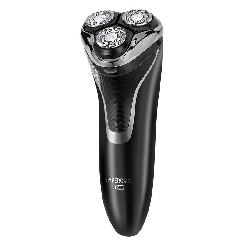 Aparat de ras portabil TEESA, Trei lame elastice adaptabile la forma fetei, Utilizare fara cablu, Trimmer incorporat, Lame otel, Rezistent la apa IPX6