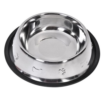 Castron de mancare pentru caini Felis, Metal, 950 ml Castron de mancare pentru caini Felis, Metal, 950 ml