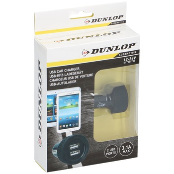 Stecher cu 2 iesiri Dunlop 12-24V Stecher cu 2 iesiri Dunlop 12-24V