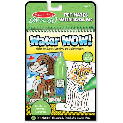 Carnet Melissa & Doug de Colorat Apa Magica Labirint