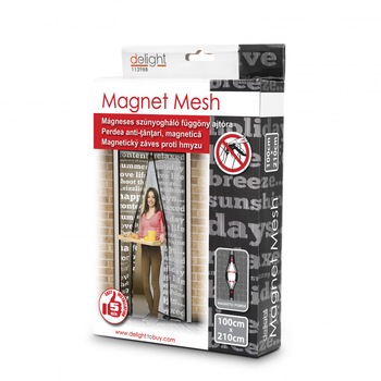 Plasa tantari pentru usi, inchidere magnetica, 100x210 cm, Model Inscriptii text Plasa tantari pentru usi, inchidere magnetica, 100x210 cm, Model Inscriptii text