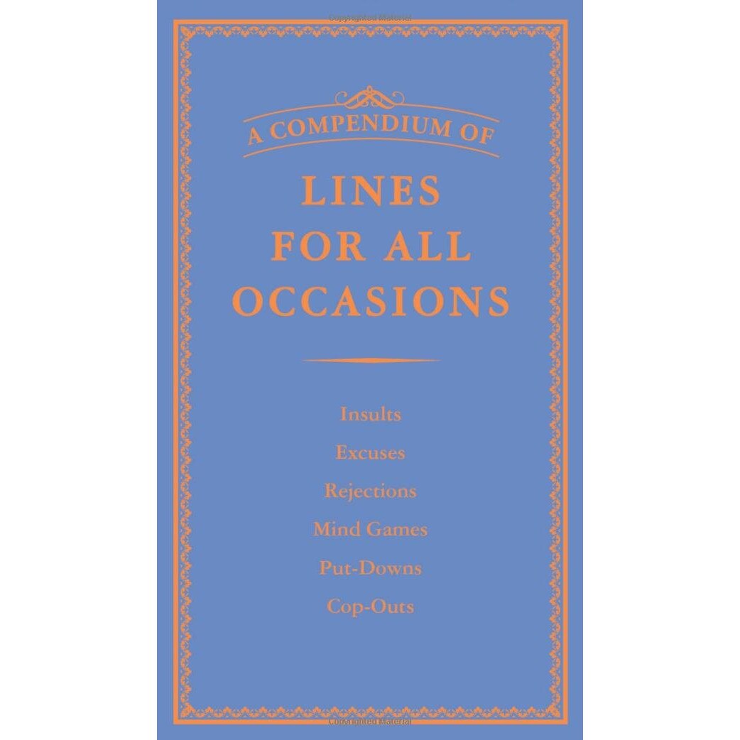 Knock Knock Compendium of Lines for All Occasions, editia 2018