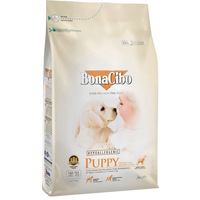 Hrana uscata pentru caini BonaCibo Puppy, Pui, Ansoa & Orez, 3 Kg