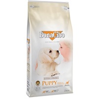 Hrana uscata pentru caini BonaCibo Puppy, Pui, Ansoa & Orez, 15 Kg