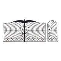 ansamblu de porti str-08 din fier plin forjat si amprentat  vopsite si patinate cupru 4600x2000 mm imagen 9_0_
0