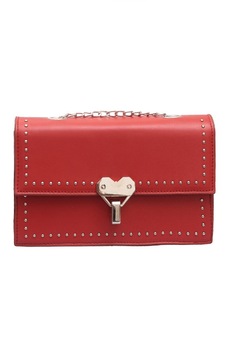Geanta de dama Katie rosie din piele ecologica, dimensiuni 19 x 12 x 5 cm Geanta de dama Katie rosie din piele ecologica, dimensiuni 19 x 12 x 5 cm