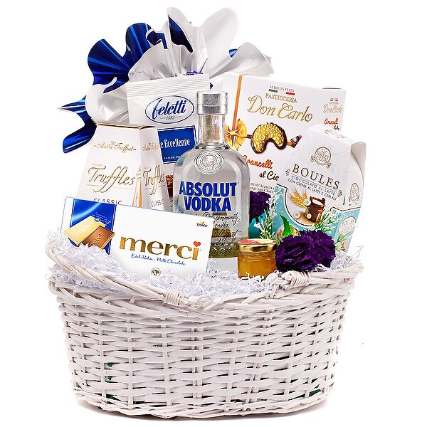 Cos cadou Blue Sky, GourmetGift, 1615g