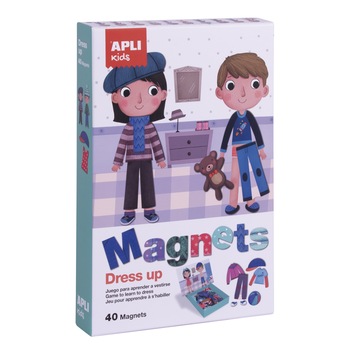Joc magnetic APLI - Dress up educational, 40 piese Joc magnetic APLI - Dress up educational, 40 piese