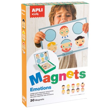 Joc magnetic APLI - Emotions, 30 piese Joc magnetic APLI - Emotions, 30 piese