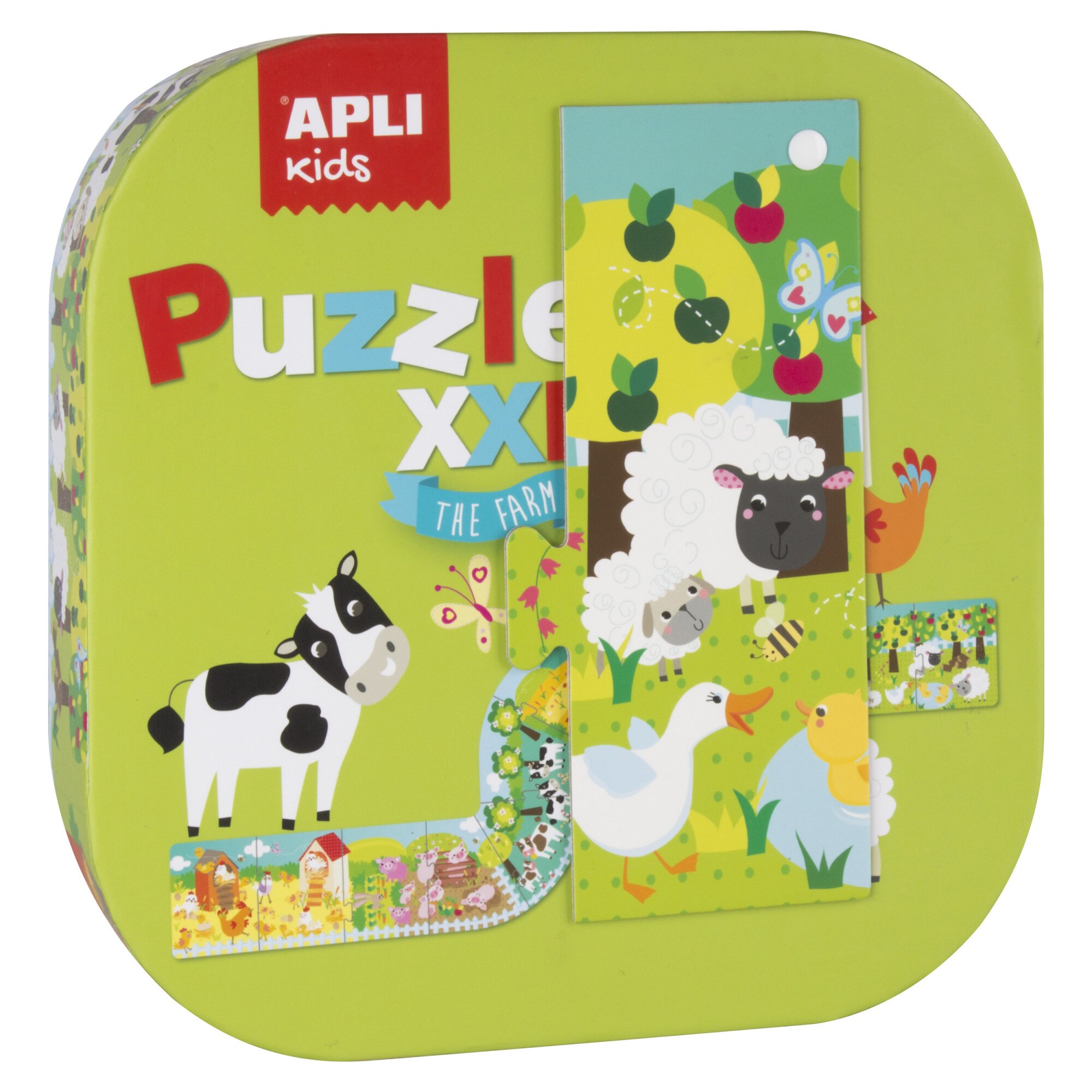Puzzle APLI XXL - Farm, 12 piese
