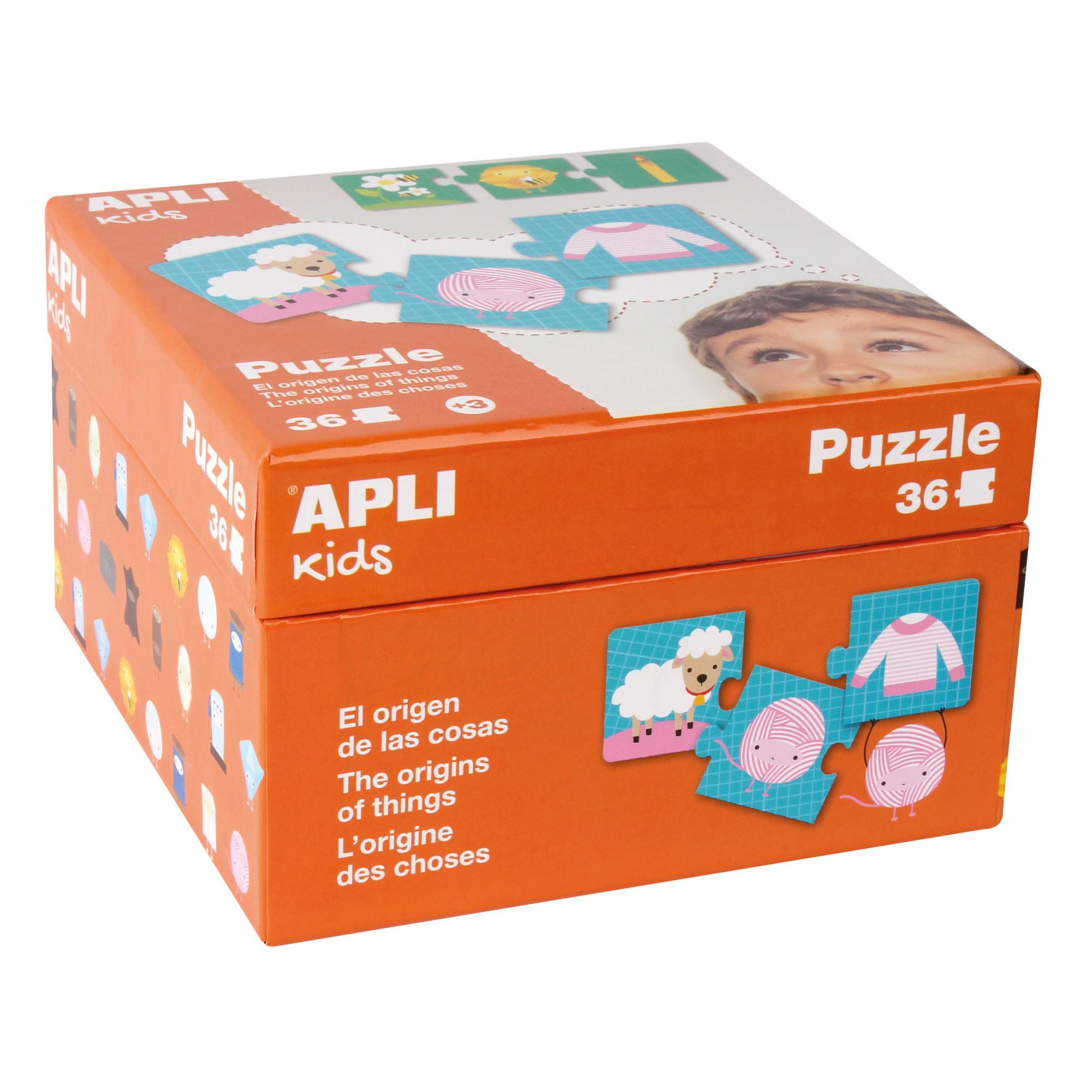 Puzzle APLI - The origin of things, 36 piese