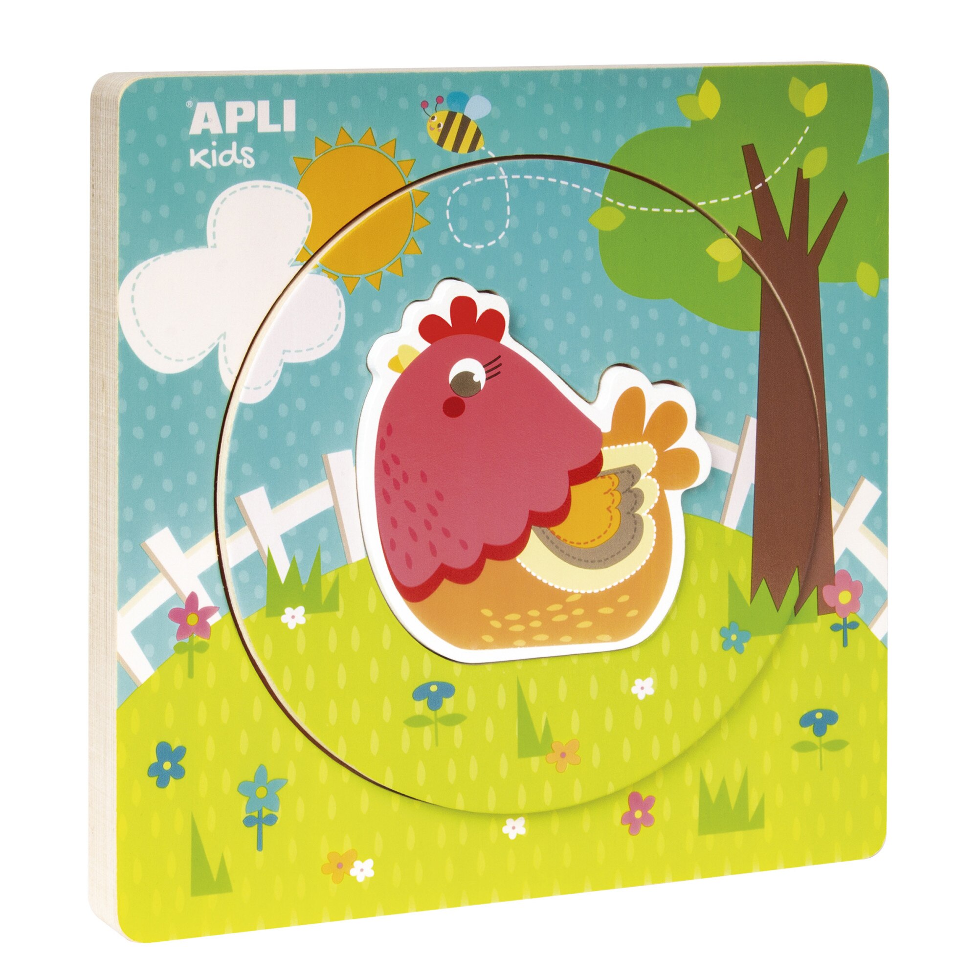 Puzzle APLI - Layer hen