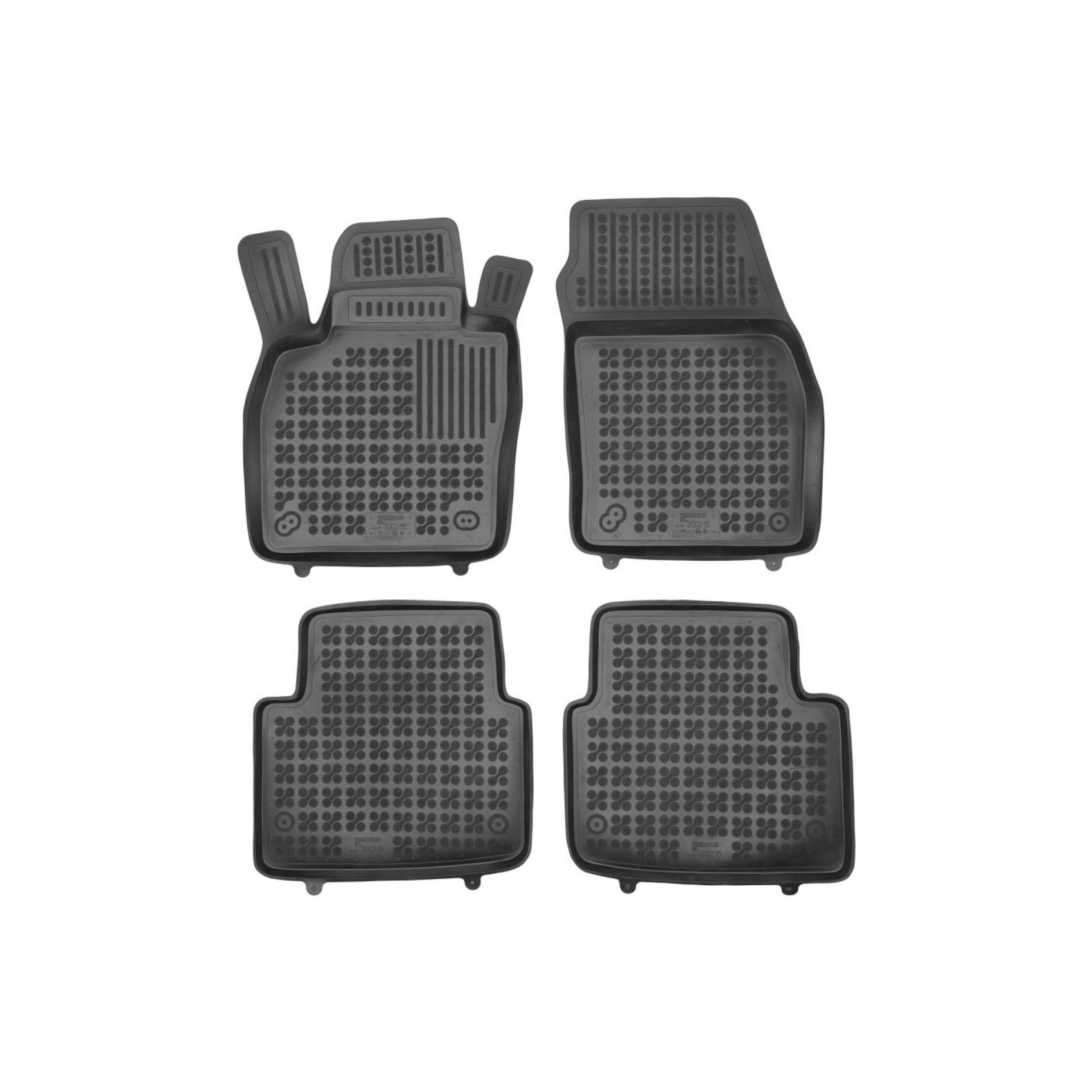 Set 4 Covorase Auto Negru din Cauciuc compatibil cu Skoda SCALA 2019+ , KAMIQ 2019+