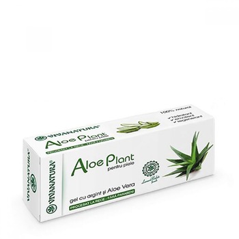 Gel cu argint si Aloe Vera, Vivanatura 20ml Gel cu argint si Aloe Vera, Vivanatura 20ml