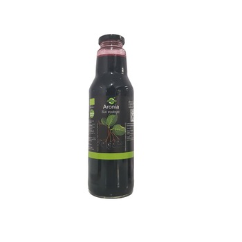 Suc bio de aronia, Aromela, produs ecologic romanesc, sticla 750 ml Suc bio de aronia, Aromela, produs ecologic romanesc, sticla 750 ml