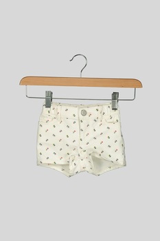 GAP, Pantaloni scurti de denim cu imprimeu floral, Crem/Verde/Roz, 100 CM GAP, Pantaloni scurti de denim cu imprimeu floral, Crem/Verde/Roz, 100 CM