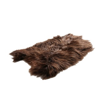 Covor icelandic, Anders, blana naturala, bej/maro, 60x90 cm Covor icelandic, Anders, blana naturala, bej/maro, 60x90 cm