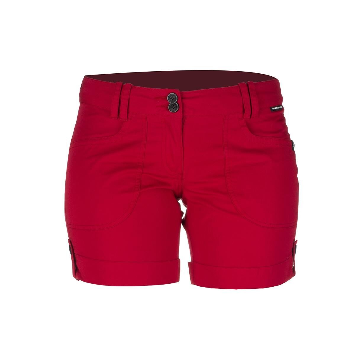 Pantaloni scurti femei NORTHFINDER Gabica BE-4271OR, Rosu