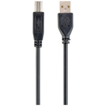 Cablu USB Gembird USB 2.0 (T) la USB 2.0 Type-B (T), 1.8m, conectori auriti, Negru Cablu USB Gembird USB 2.0 (T) la USB 2.0 Type-B (T), 1.8m, conectori auriti, Negru