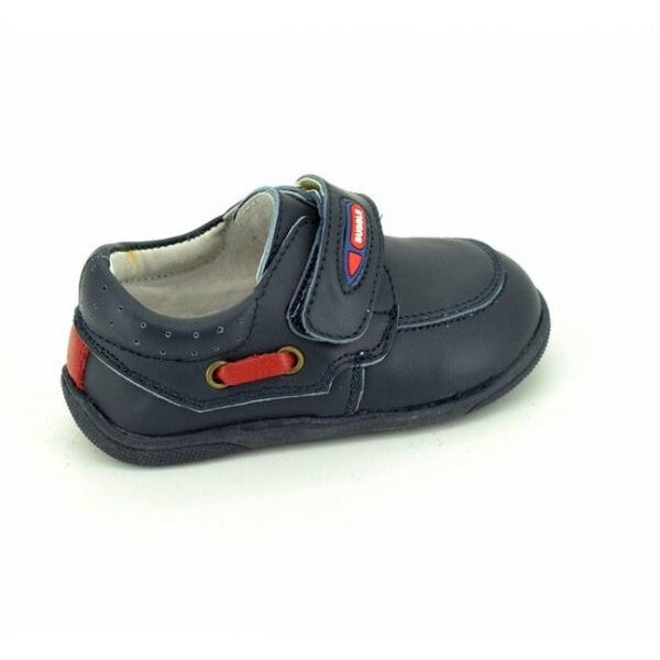 Pantofiori copii din piele naturala Truffi A2410, Bleumarin