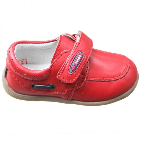 Pantofiori copii din piele naturala Truffi A2410, Rosii