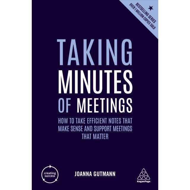 Taking Minutes of Meetings de Joanna Gutmann