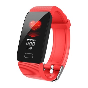Bratara Fitness Smart Techstar® Q1 Rosu, Monitorizare Cardiaca, Sedentary, Bluetooth, IP65, Ecran IPS Bratara Fitness Smart Techstar® Q1 Rosu, Monitorizare Cardiaca, Sedentary, Bluetooth, IP65, Ecran IPS