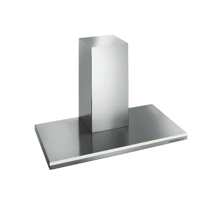 Hota decorativa Elica Circus IX/A/60, putere de absorbtie 336 mc/h, 1 motor, 60 cm, Inox + Sticla
