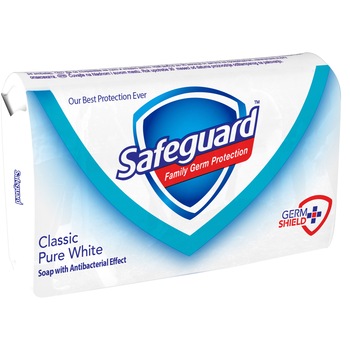 Sapun solid antibacterian Safeguard Classic Pure White, 90 g Sapun solid antibacterian Safeguard Classic Pure White, 90 g