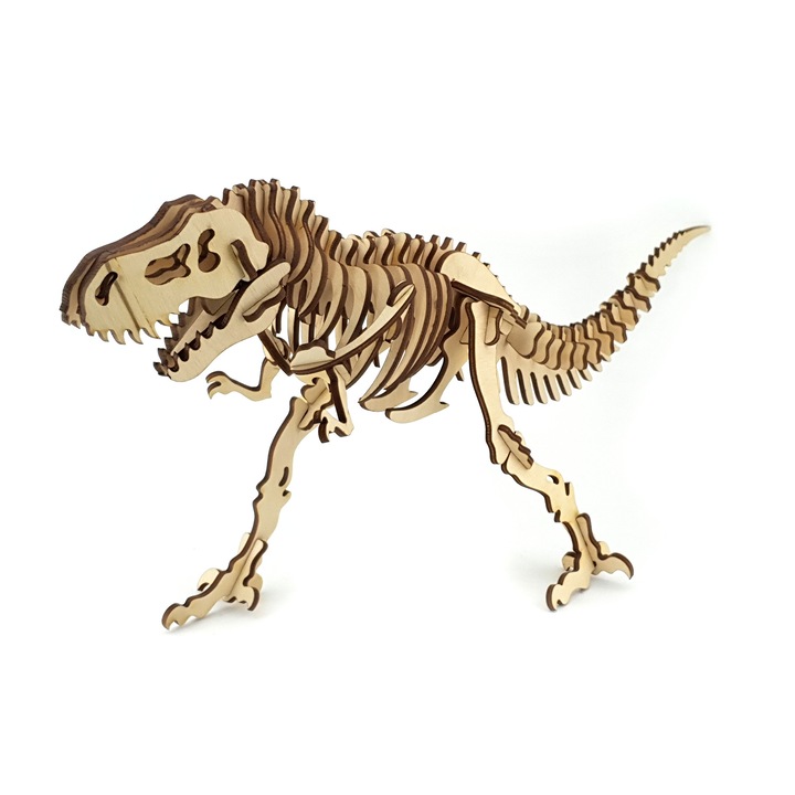3D dinoszaurusz kirakó, 55 darabos, 20x40x14 cm