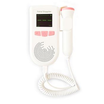 Monitor Fetal Doppler RedLine AD51A, pentru monitorizarea functiilor vitale fat intrauterin, Alb/Roz Monitor Fetal Doppler RedLine AD51A, pentru monitorizarea functiilor vitale fat intrauterin, Alb/Roz