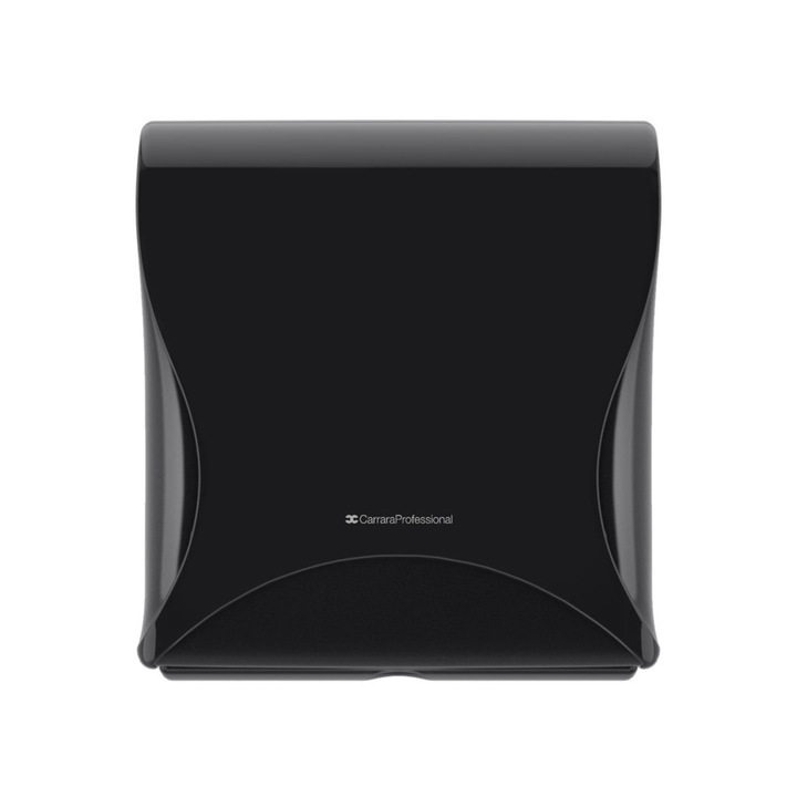 Dozator Bulky Soft Essentia pentru prosoape de mana scurte, mici si negre