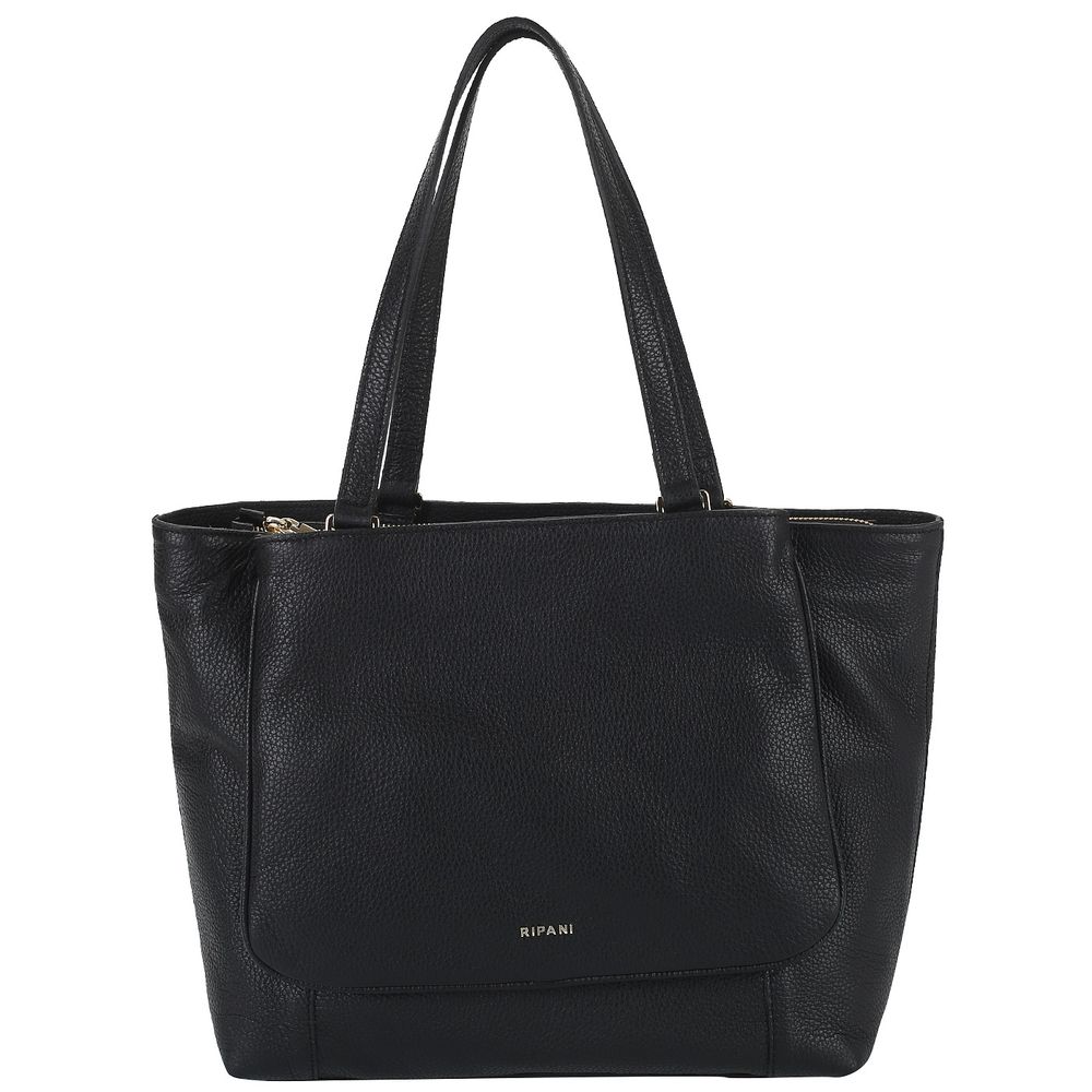 Geanta neagra de umar RIPANI din piele naturala 9812CC