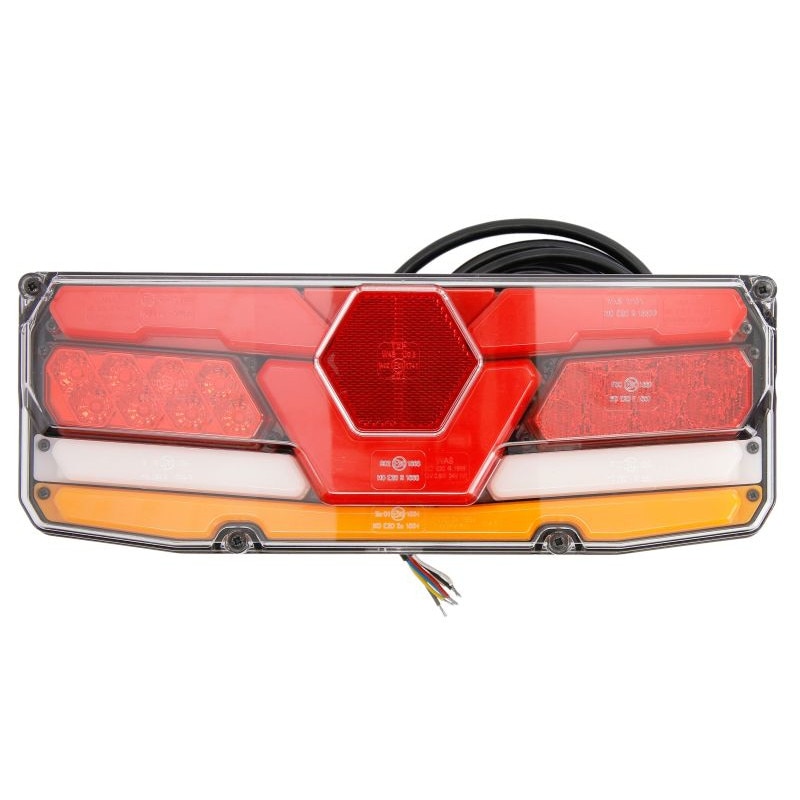 Stopuri spate 1190 W171L, 12V /-/ 24V, Alb, Rosu, Portocaliu