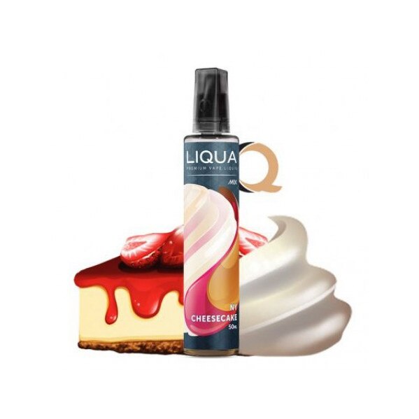 Lichid Tigara Electronica Liqua Shortfill - NY Cheesecake ,50ml ,0mg/ml