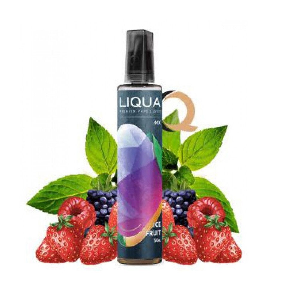 Lichid Tigara Electronica Liqua Shortfill - Ice Fruit ,50ml ,0mg/ml