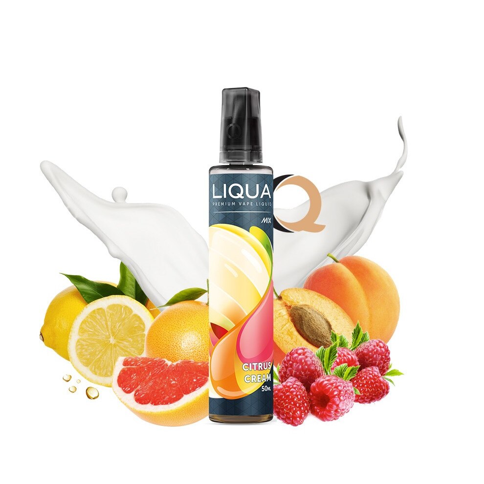 Lichid Tigara Electronica Liqua Shortfill - Citrus Cream ,50ml ,0mg/ml