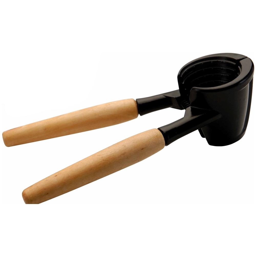 Spargator nuci, metal/lemn, 15 cm, maro/negru