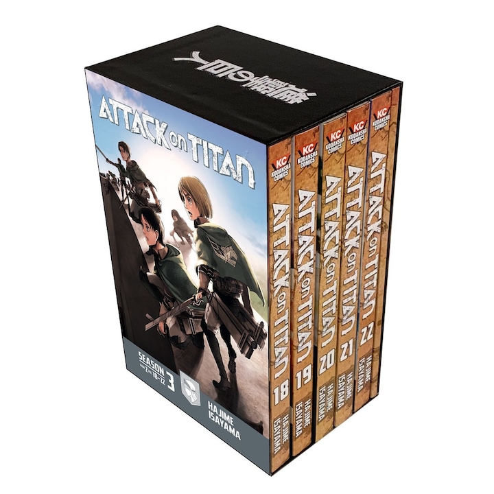 Attack On Titan Season 3 Part 2 Manga Box Set de Hajime Isayama