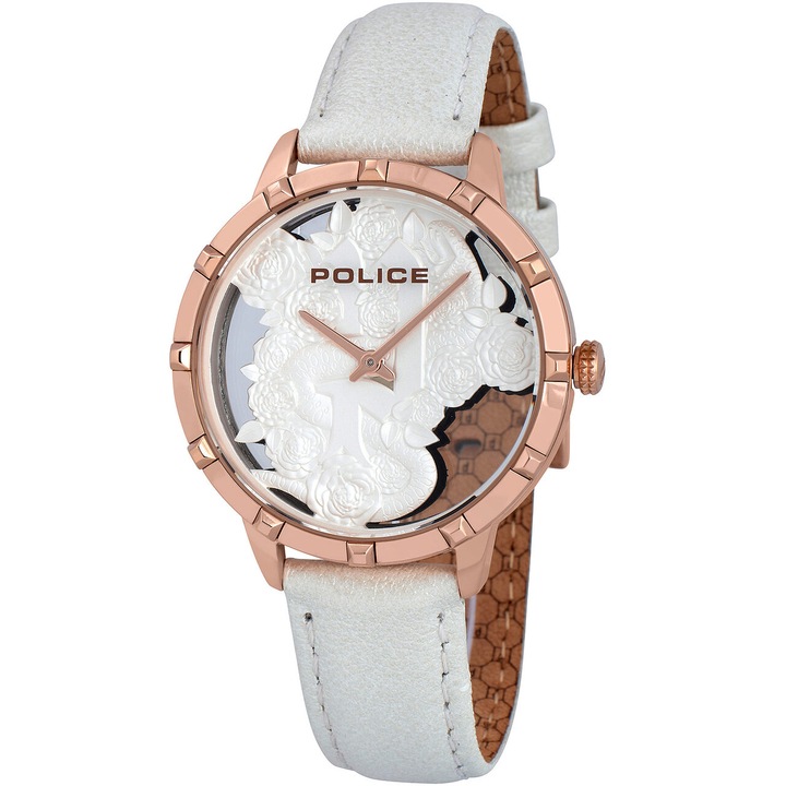 Ceas de dama Police PL16041MSR.01 Marietas, 36mm, 3ATM, Auriu