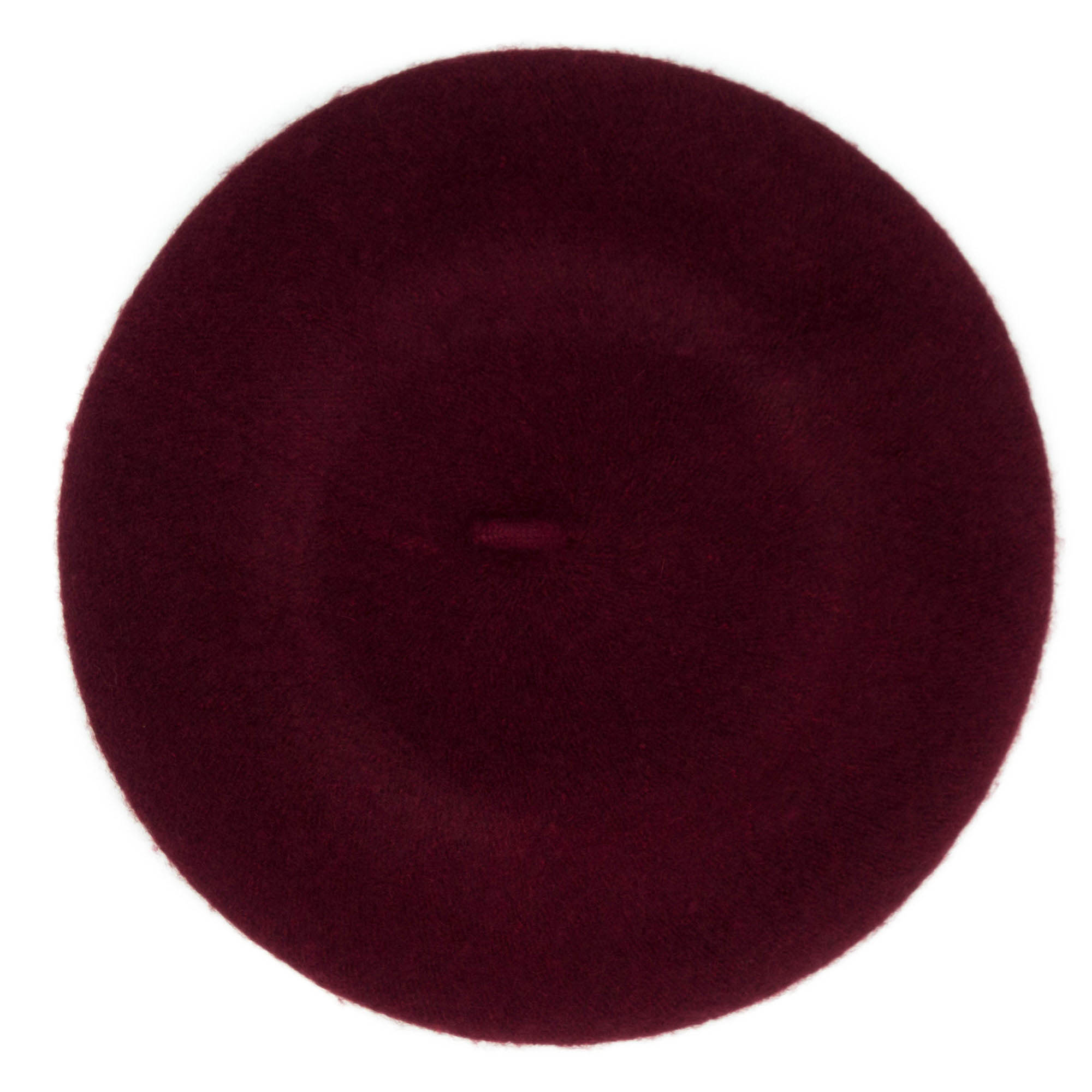 Bereta de dama, Visiniu, Buticcochet, 100% lana - BSC268