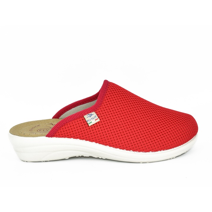 Saboti microfibra Fly Flot, 30, Rosu, Marimea 38 EU