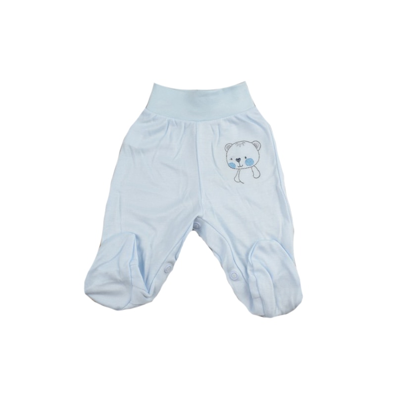 Pantaloni cu botosei pentru baieti Koala Misio Bambus 05-947A, Albastru, 62 cm